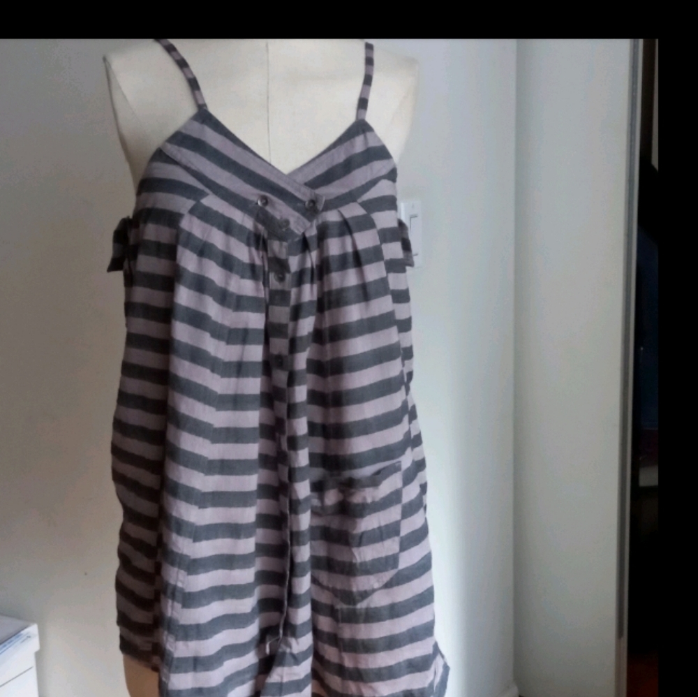 Nicholas K designer tank striped
